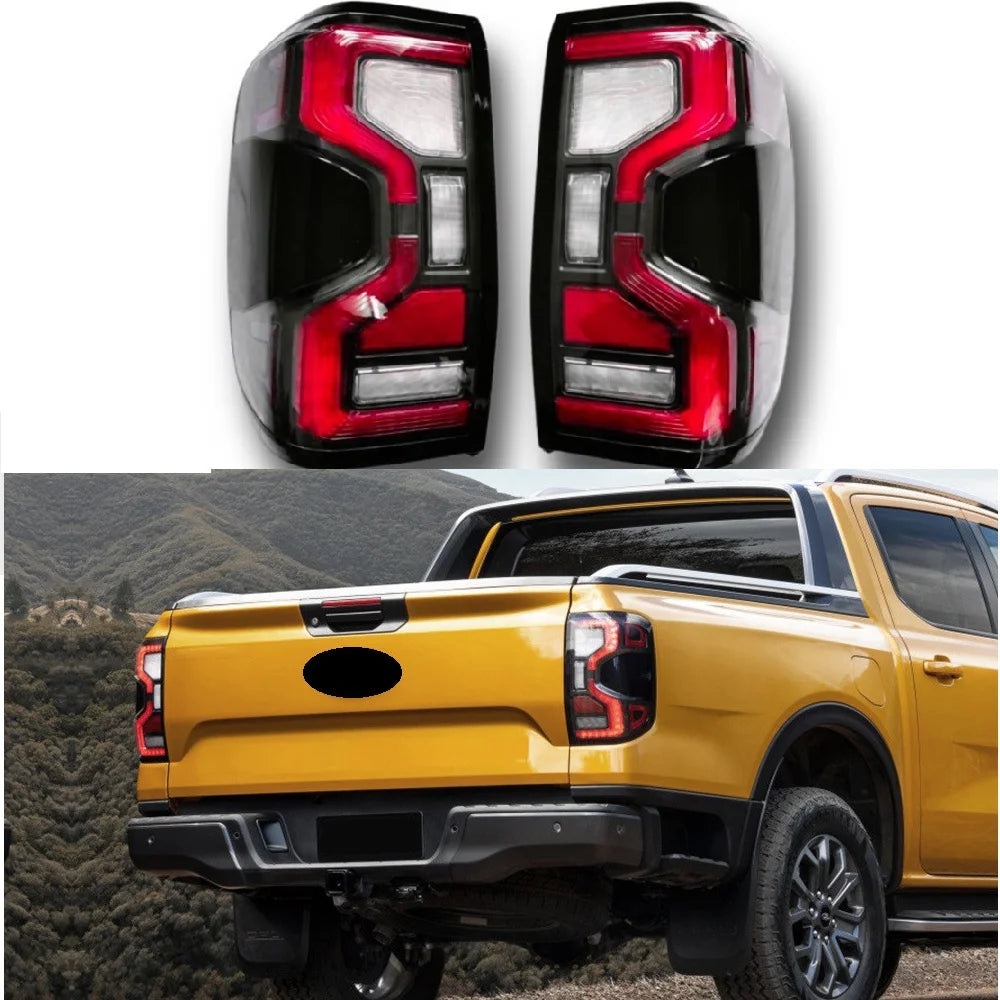 For Ford Ranger T9 2023 2024 Rear Tail Lamps Xl Xlt Wildtrack