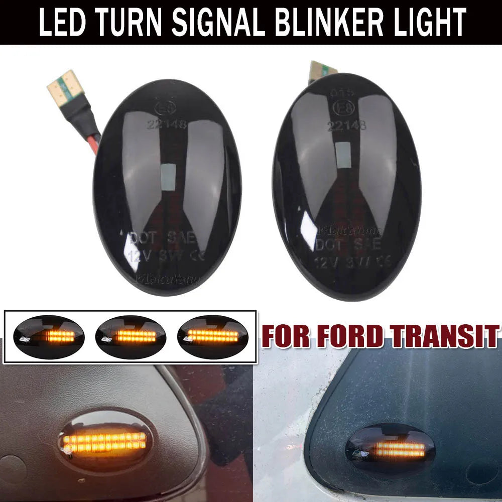For Ford Fiesta Iii Iv MK3 Sequential Dynamic Turn Signal Side