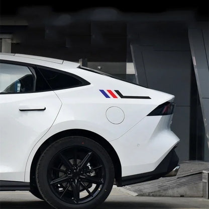 2PCS Set Body Stickers Side Wing Flower Modification Tail