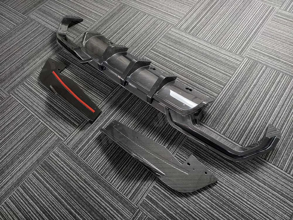 For BMW 8 Series F91 F92 Jchey Dry Carbon Fiber Front Spoiler
