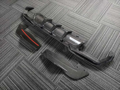For BMW 8 Series F91 F92 Jchey Dry Carbon Fiber Front Spoiler