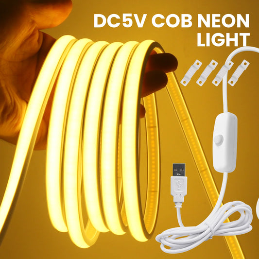 Dc 5V Cob Neon On Off Switch 1.5meter USB