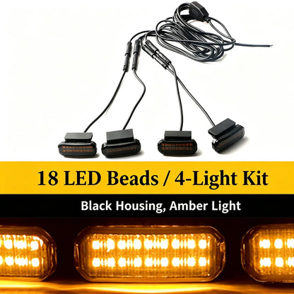 For Pickup Off-Road Front Grille Small Amber Daytime Running