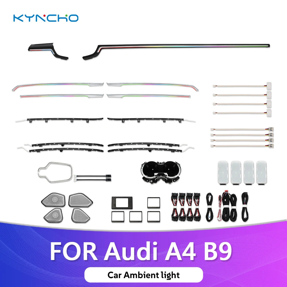 For Audi A4 B9 Interior Lighting Intelligent Colorful Ambient