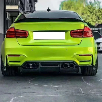 For BMW M3 M4 F80 F82 Carbon Fiber Back Lip F83 Rear Bumper