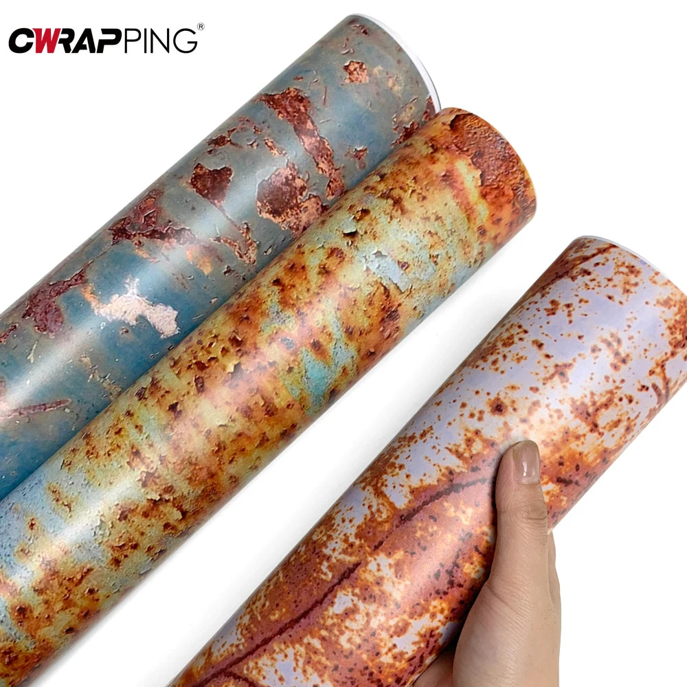 For Motorcycle Vinyls Waterproof Rusting Vinyl Decorating Rust