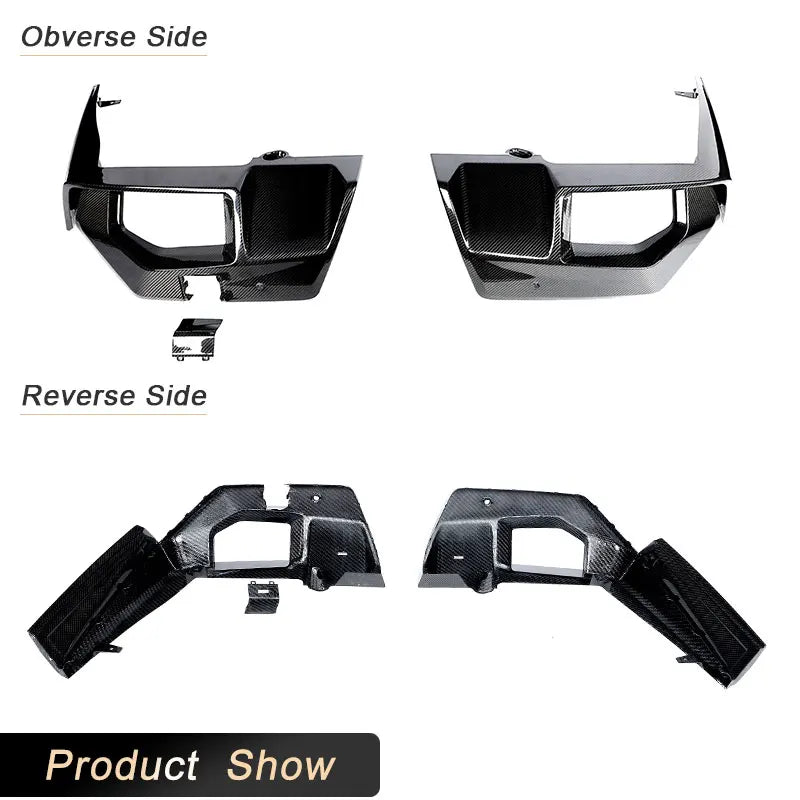 For BMW G90 G99 M5 2025 Rear Bumper Diffuser Lip Spoiler Dry