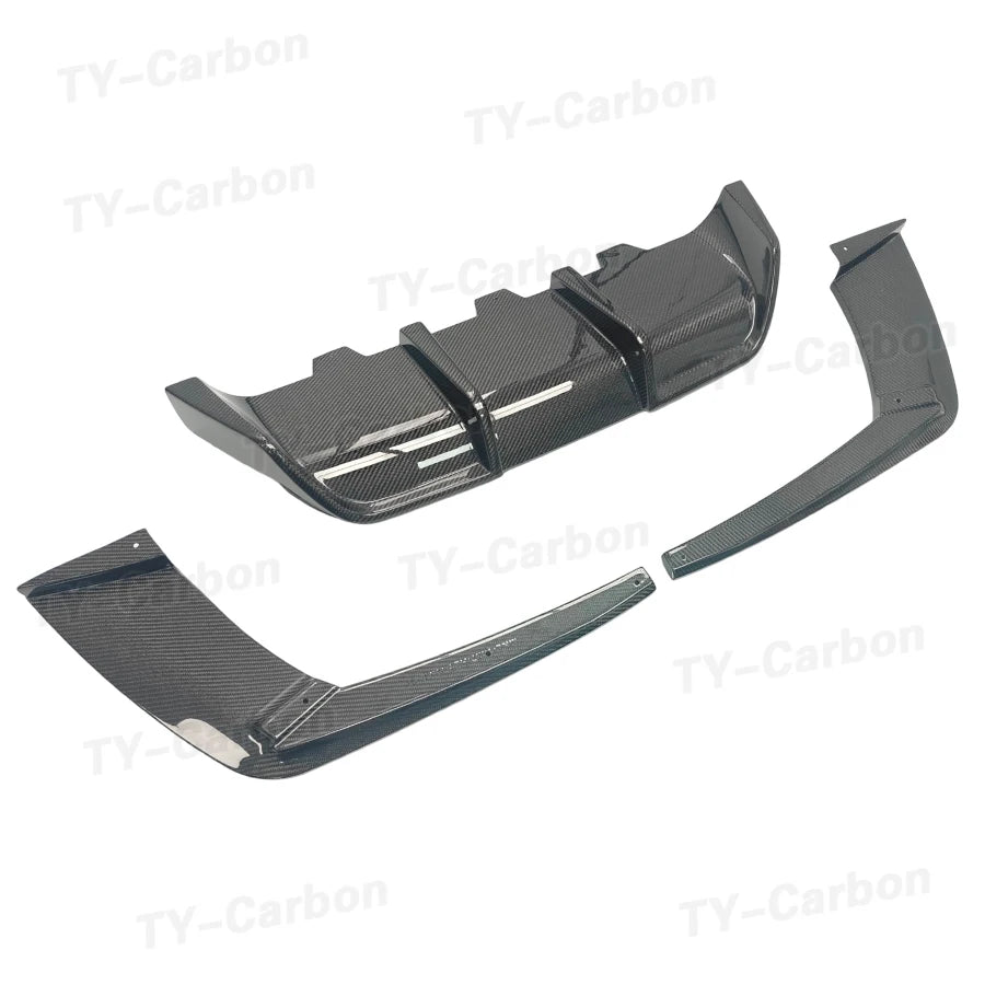 For BMW 6 Series F06 F12 Rear Bumper Diffuser Lip Spoiler Real