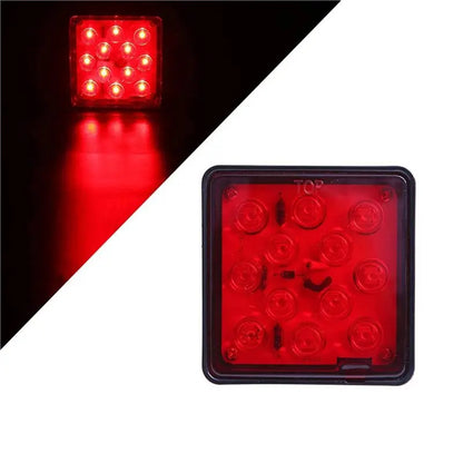 new-trailer Truck Hitch Cover 15LED Red Brake Drl Waterproof