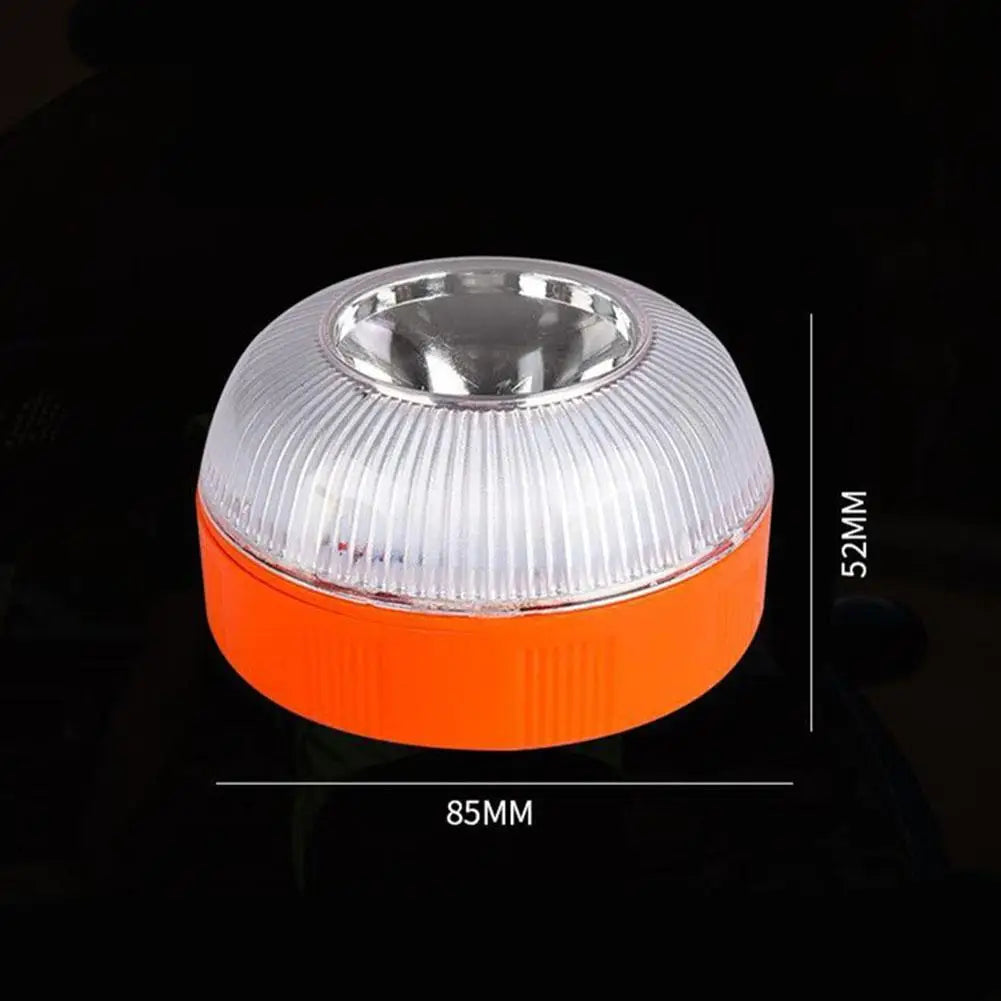 One spanish-made Emergency V16 Certified White Yellow Flashing
