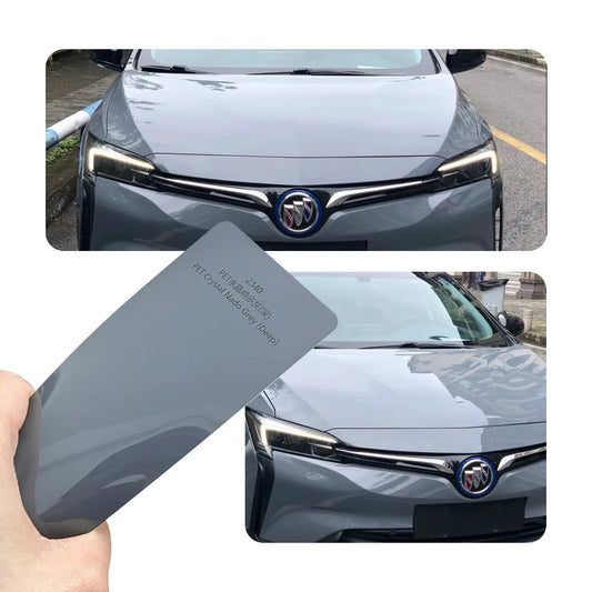 Super Bright Crystal Nardo Gray Full Wrap Vinyl Pvc