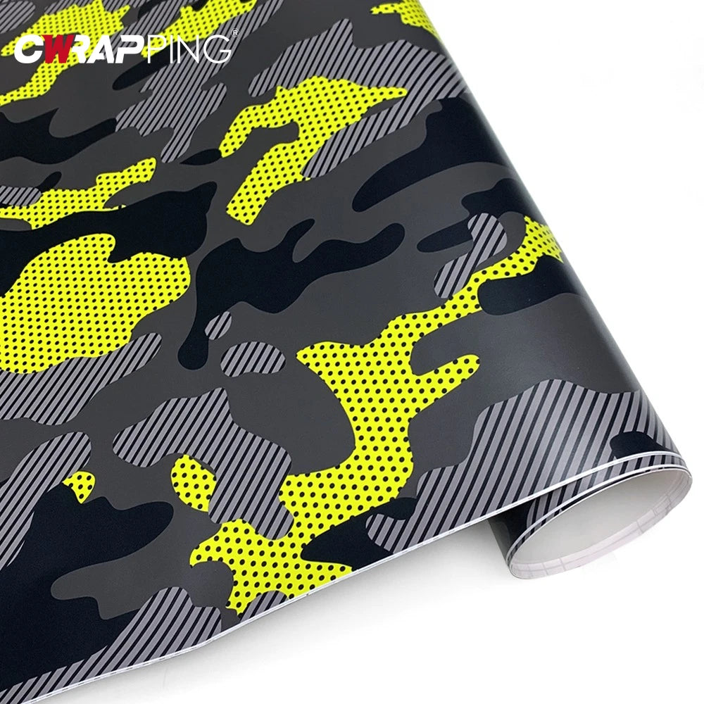 Foiling Camouflage Film Motorcycle Adhesive Vinyl Paper Cover
