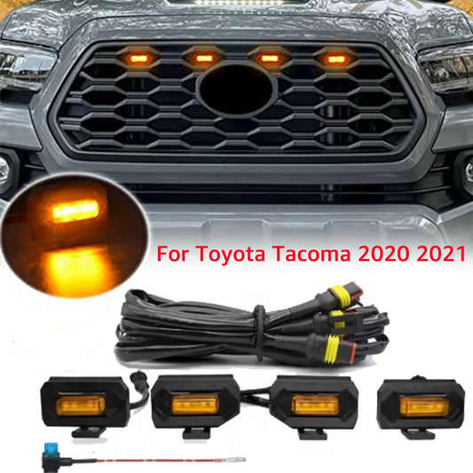 For Toyota Tacoma Raptor Trd Off 4PCS Front Grill Road Sport