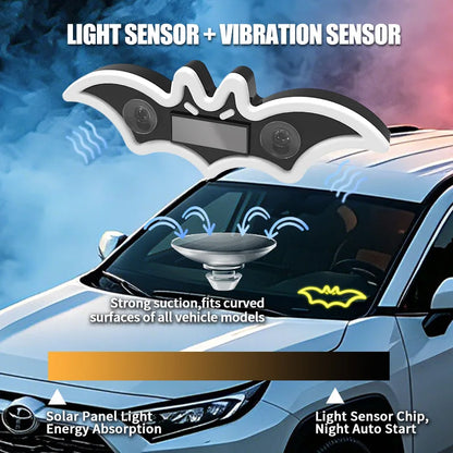 Solar Halloween Bat Mounted Colorful Atmosphere Fun Lighting