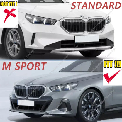 For BMW G60 G61 M Performance Front Bumper Lip Spoiler Splitter