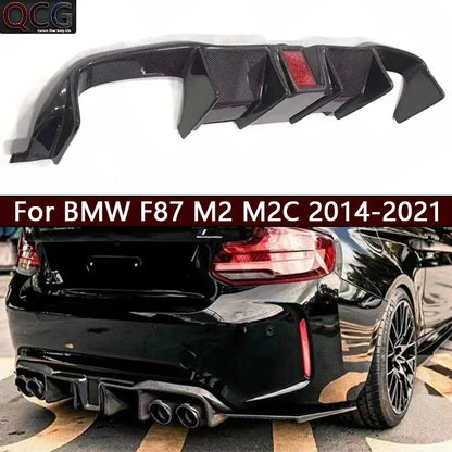 For BMW F87 M2 M2C 2014-2021 Carbon Fiber Back Lip Rear Bumper