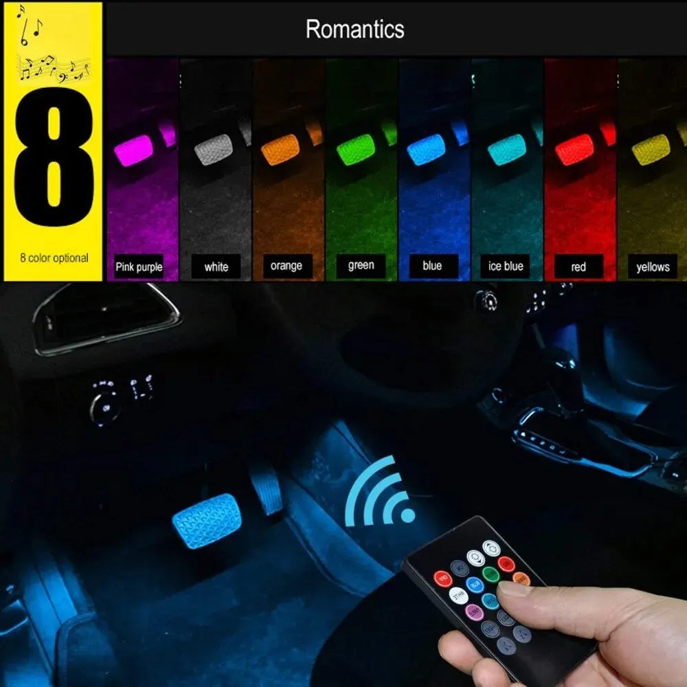 RGB Ambient Strip Interior Atmosphere Lamps Colors Off Road