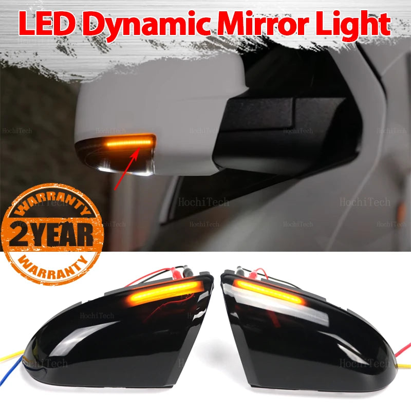 For Dodge Ram 1500 2500 LED Smoked Dynamic Turn Signal Side