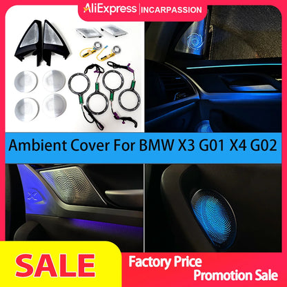 For BMW Colours Speaker Cover Grille X3 X4 IX3 G01 G02