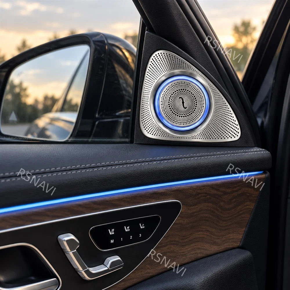 3D Rotating Tweeter Speakers Ambient Lighting Compatible