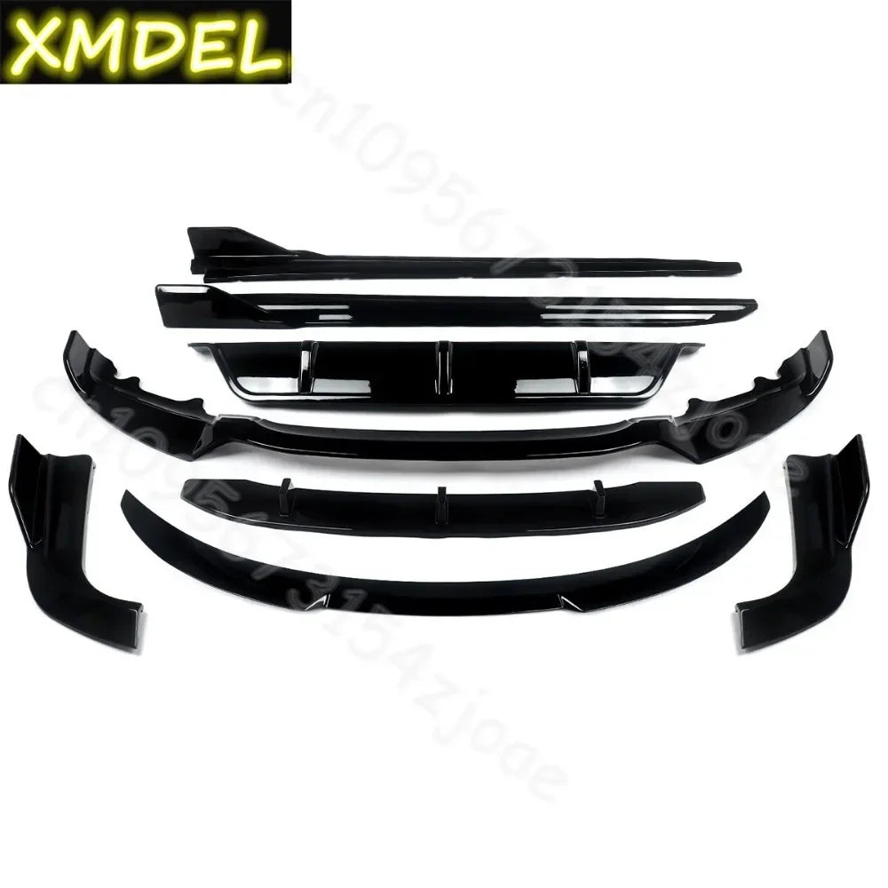 For BMW X6 F16 M Sport Front Lip Rear Spoiler Diffuser Side