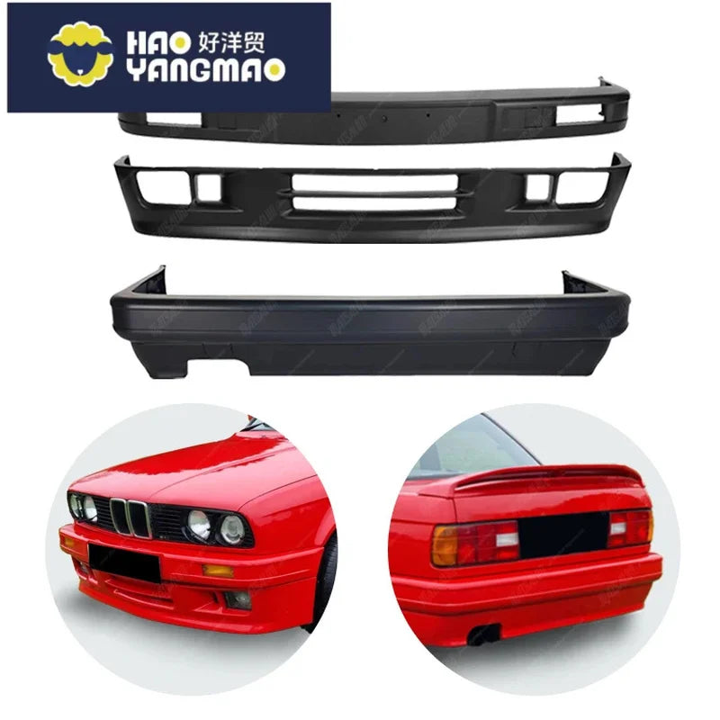 For M-Tech Body BMW E30 Conversion Suitable Kit Front Bumper Mt