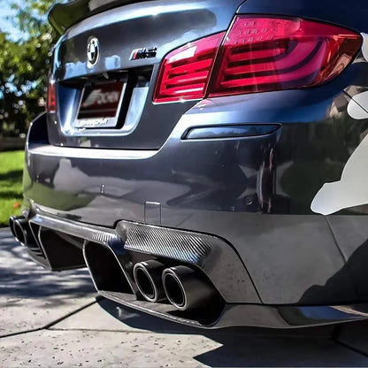 For BMW 5 Series M5 F10 F18 Carbon Fiber Back Lip Rear Bumper