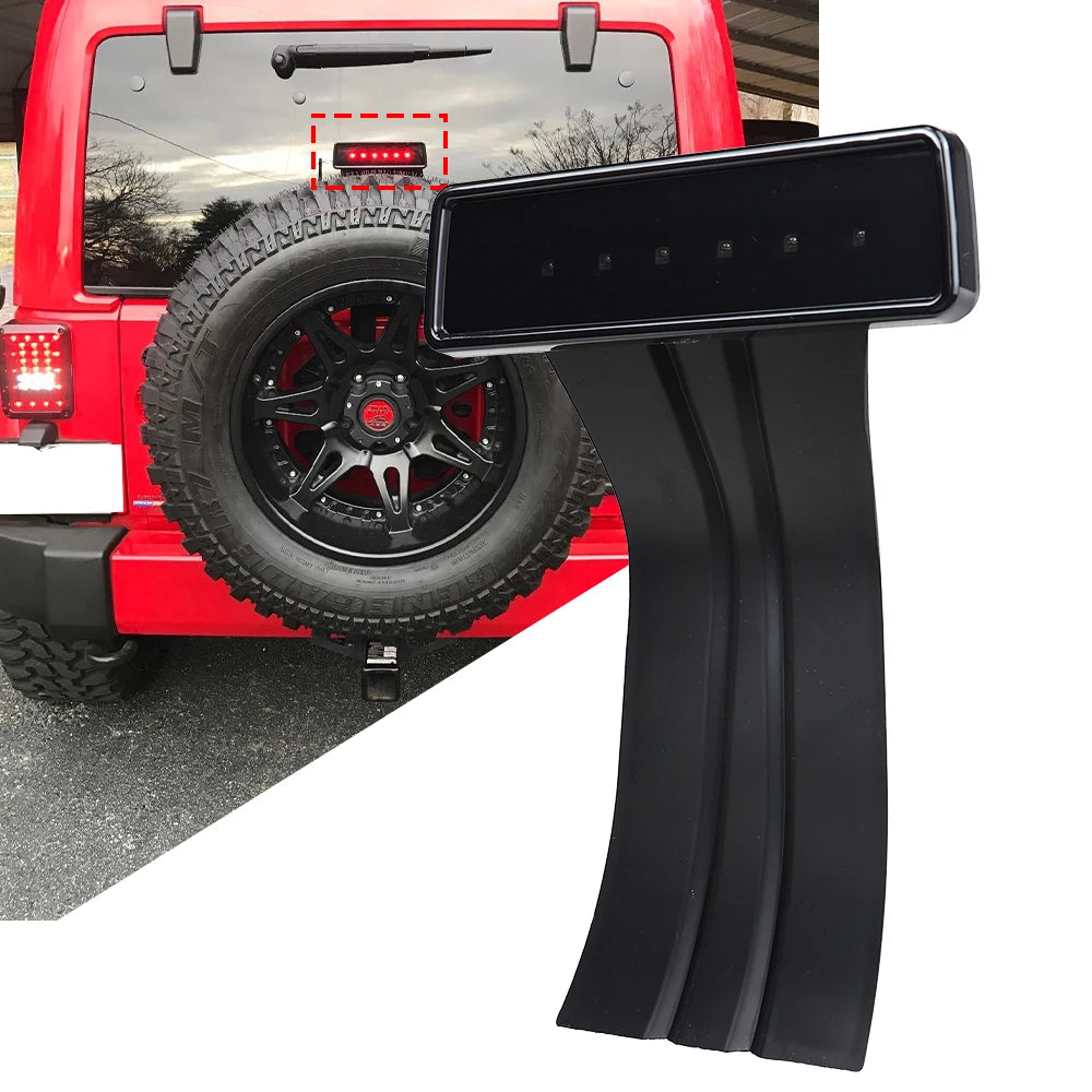 For Jeep Wrangler Jk 2007-2018 Third Brake Mount Stop Tail 3RD
