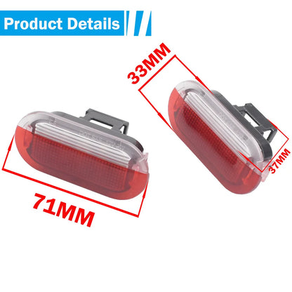 For VW Golf MK3 MK4 Jetta 2pieces Beetle Touran Polo Vento White