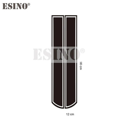 Stripe Hood Covers Vinyl Racing Sports Decal Head Sticker