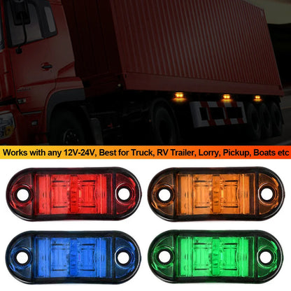 For Trailer Truck Caravan Side Clearance Marker Warning Red