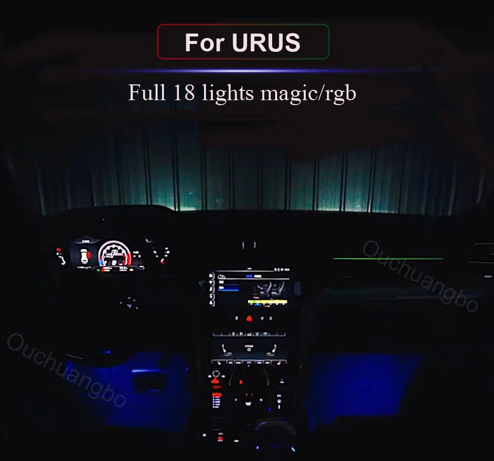 For Urus Interior Atmosphere Lamp Strip Ouchuangbo Ambient