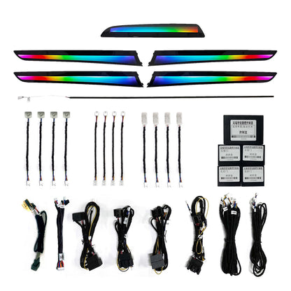 For Audi A4 B8 2009-2016 Piano 256 Colors A4 Ambient Kit Black