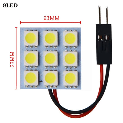 5PCS Panel 12 24 48 Smd 5050 T10 ba9s