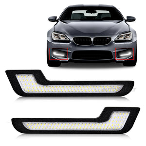 2X Lr White 12V Bar Drl Strip Bright Daytime