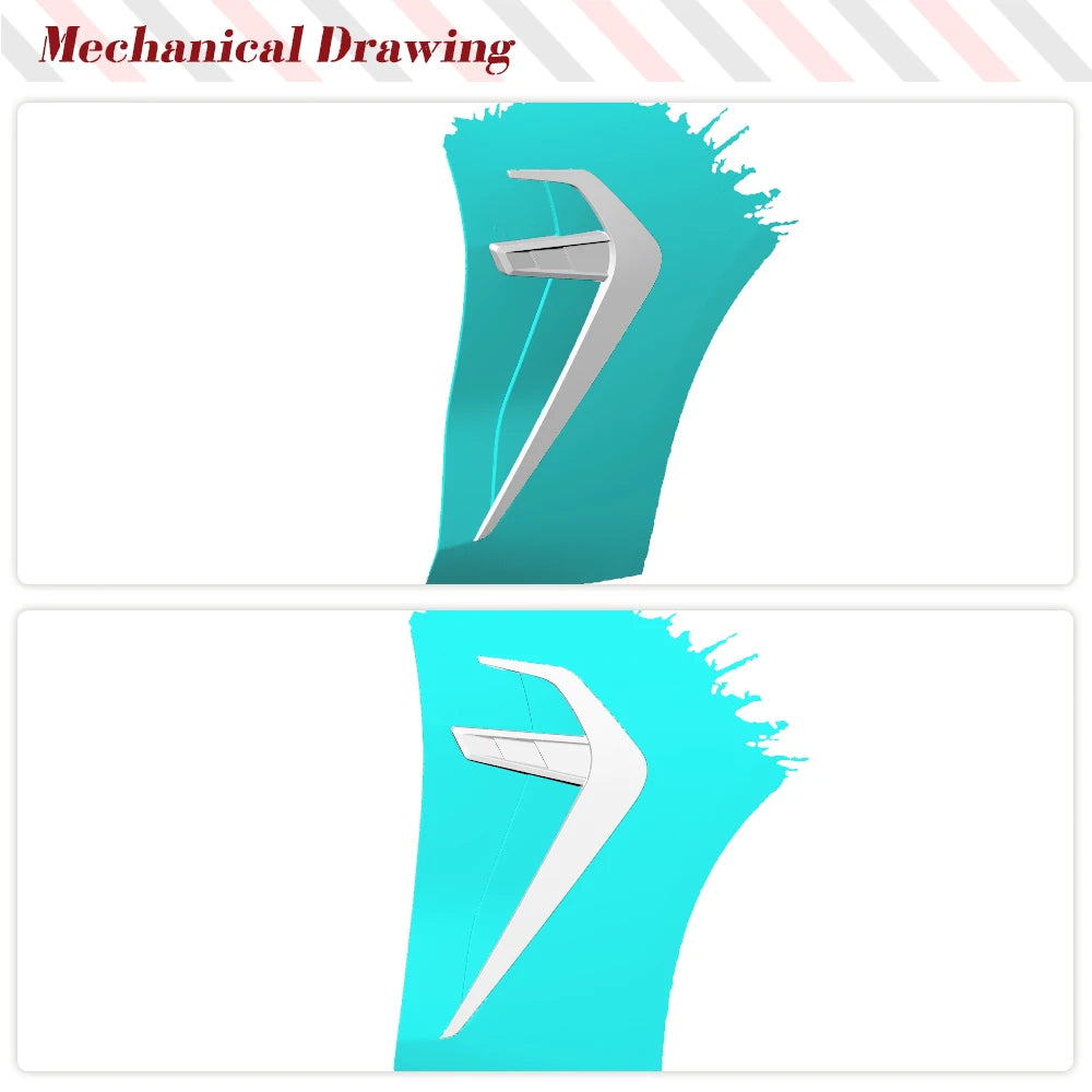 For BMW 8 Series F91 F92 Side Fender Air Vent Cover Trims F93 M8