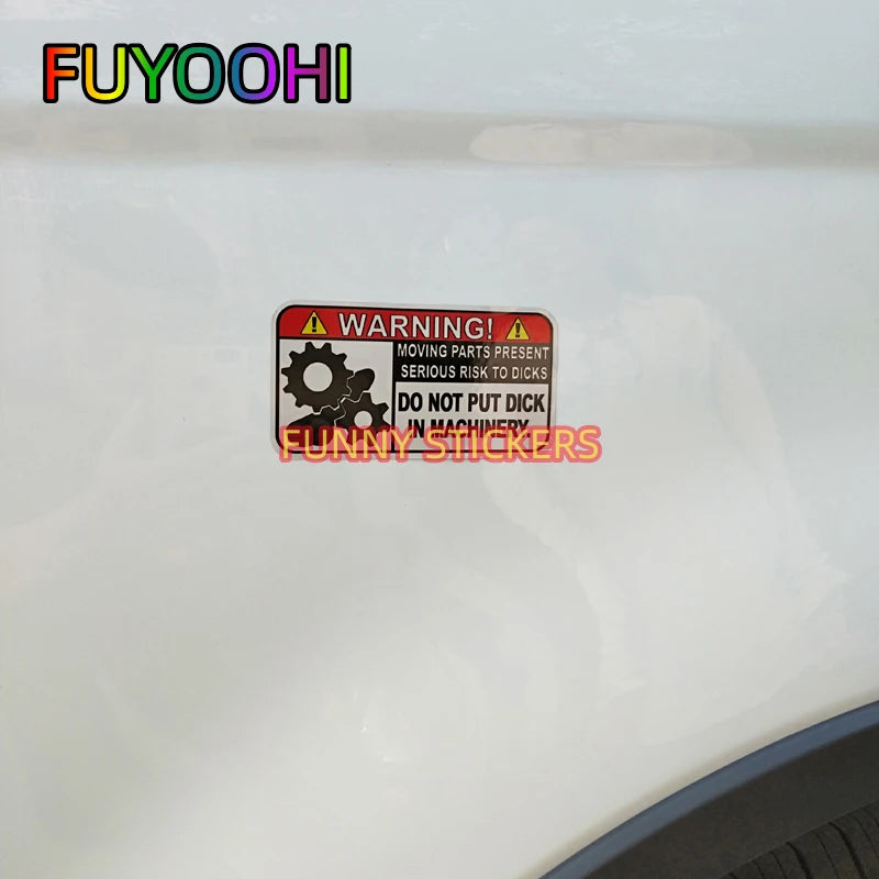 Fuyoohi Hottest Engineering Warning Sign Sticker Waterproof
