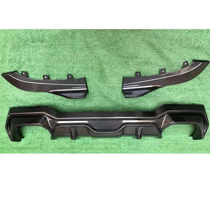 For BMW 4 Series G22 G23 Carbon Fiber Diffuser Rear Bumper