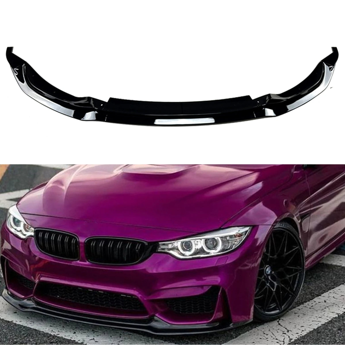 For BMW F80 M3 F82 F83 Front Bumper Spoiler Lip M4 2014-2020