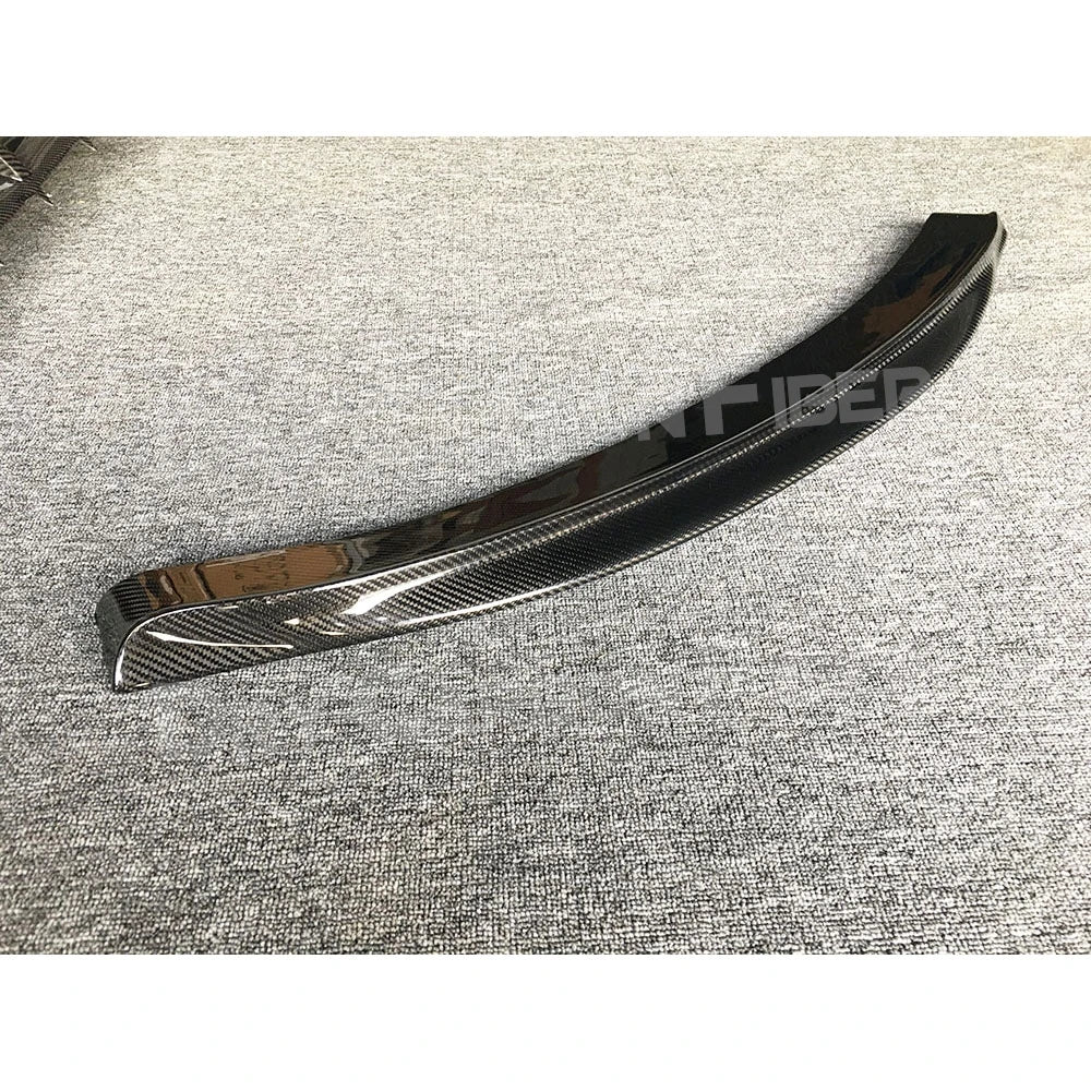 For BMW 6 Series F06 F12 Real Carbon Fiber Front Bumper Lip