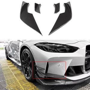 For BMW M3 G80 M4 G82 G83 Front Bumper Spoiler Canard Ducktail