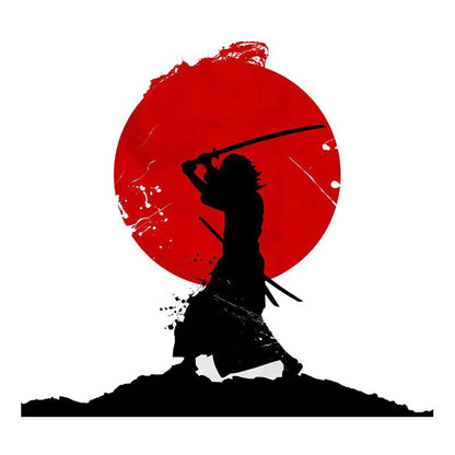Japanese Samurai Vinyl Sticker Occlusion Scratch Decal
