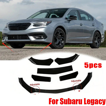 For Subaru Legacy 5PCS ABS Material Front Bumper Separator Lip