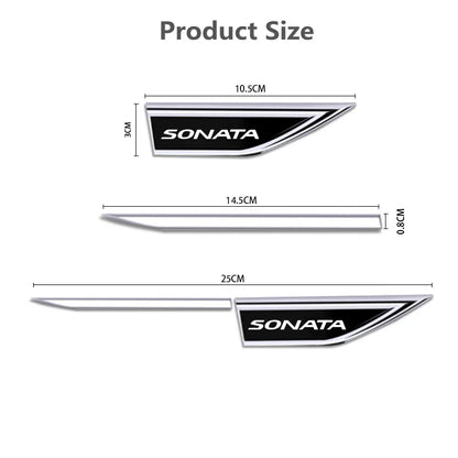 For Hyundai Sonata Lf 2015 2016 2PCS Set Body Protective Sticker