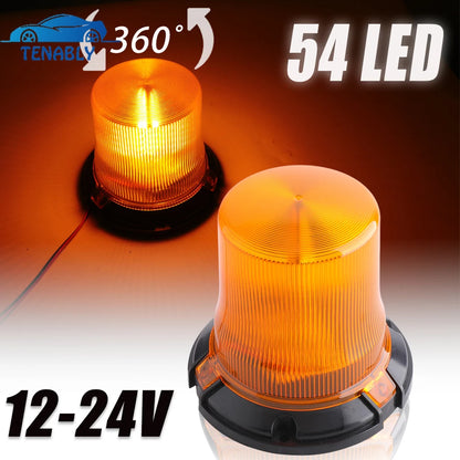 Strobe Magnetic 12-24v Warning Beacon Emergency Flashing Roof