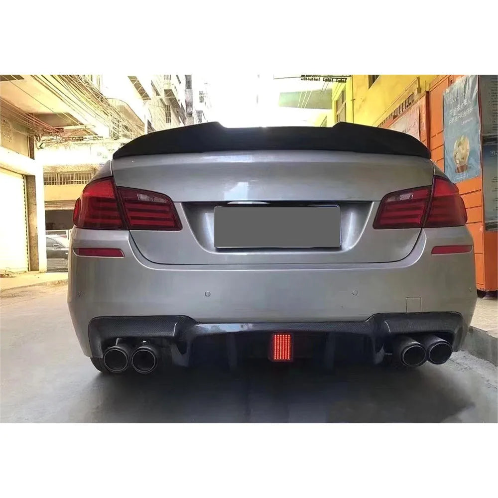 For BMW 5 Series F10 M5 Rear Bumper Lip Diffuser 2011-2016 ABS