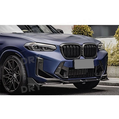 For BMW X3M F97 X4M F98 Dry Carbon Fiber Front Bumper Side Air