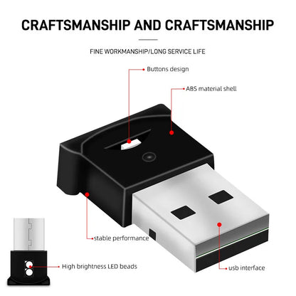 MINI USB Ambient Interior Atmosphere Emergency Lighting Plug Play