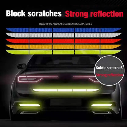 Wheel Hub Reflective Stripes Door Handle Safety Warning Sticker