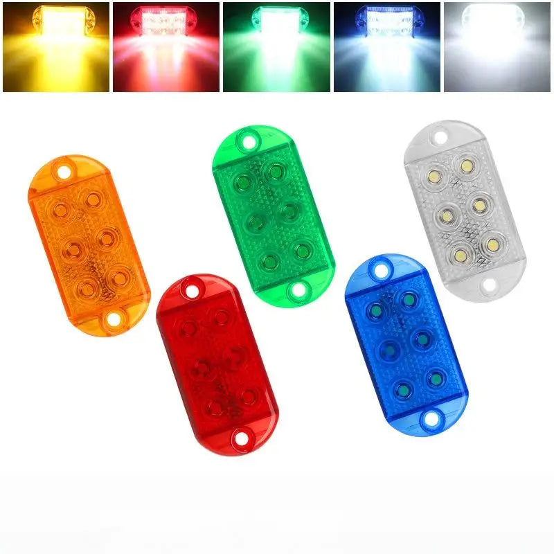 Set 12-80v Trailer Truck Signal Indicator 6leds high-brightness